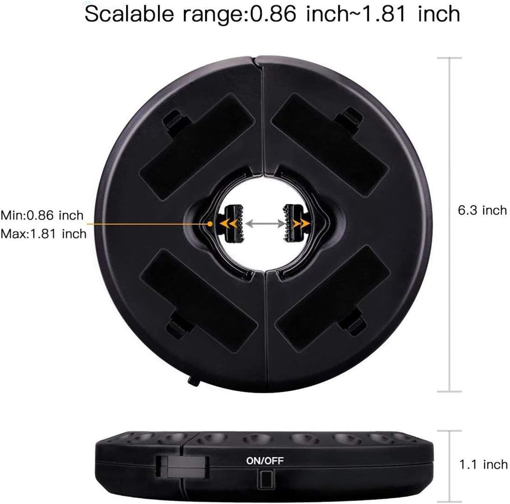 Patio Umbrella Light, 28 LED Lights, Umbrella Pole Light (Warm White) | 200 lumens 3 Lighting Modes Cordless 4 x AA Battery Operated, for Patio Umbrellas, Camping Tents or Outdoor Use