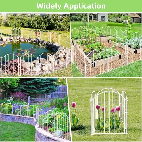 decorative garden fence, 17in (h) x 10ft(l) no, package contents