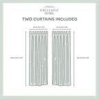 Exclusive Home Cabana Solid Indoor/Outdoor Light Filtering Hook-and-Loop Tab Top Curtain Panel Pair, 54"x108", Charcoal