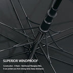 G4Free 47/54/62/68/72 Inch Automatic Open Golf Umbrella Oversize Extra Large Double Canopy Vented Windproof Waterproof Stick Umbrellas