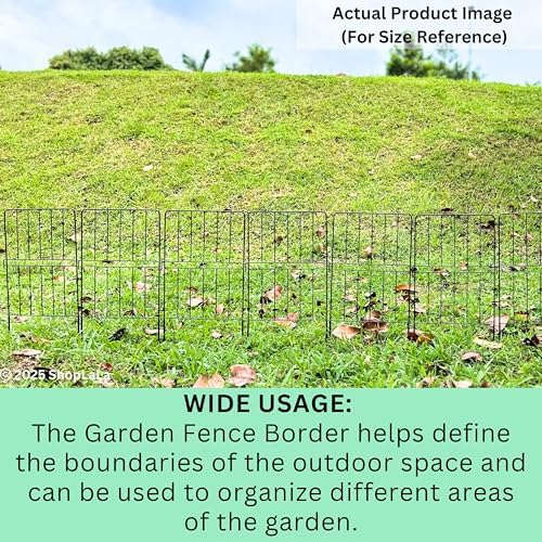 shoplala decorative outdoor garden fence (20 panels) 12x24in, package contents