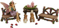 PRETMANNS Fairies for Fairy Garden Accessories Kit, 14 Piece Fairy Set | Fairy Garden Accessories Kit, Figurines & Garden Fairy Ornament, Furniture Included, Bunny, Squirrel & Ladybugs