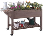 gutinneen raised garden bed mobile outdoor planter box, view 9