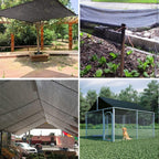 40% shade cloth for plants, 12x30 ft greenhouse, side view
