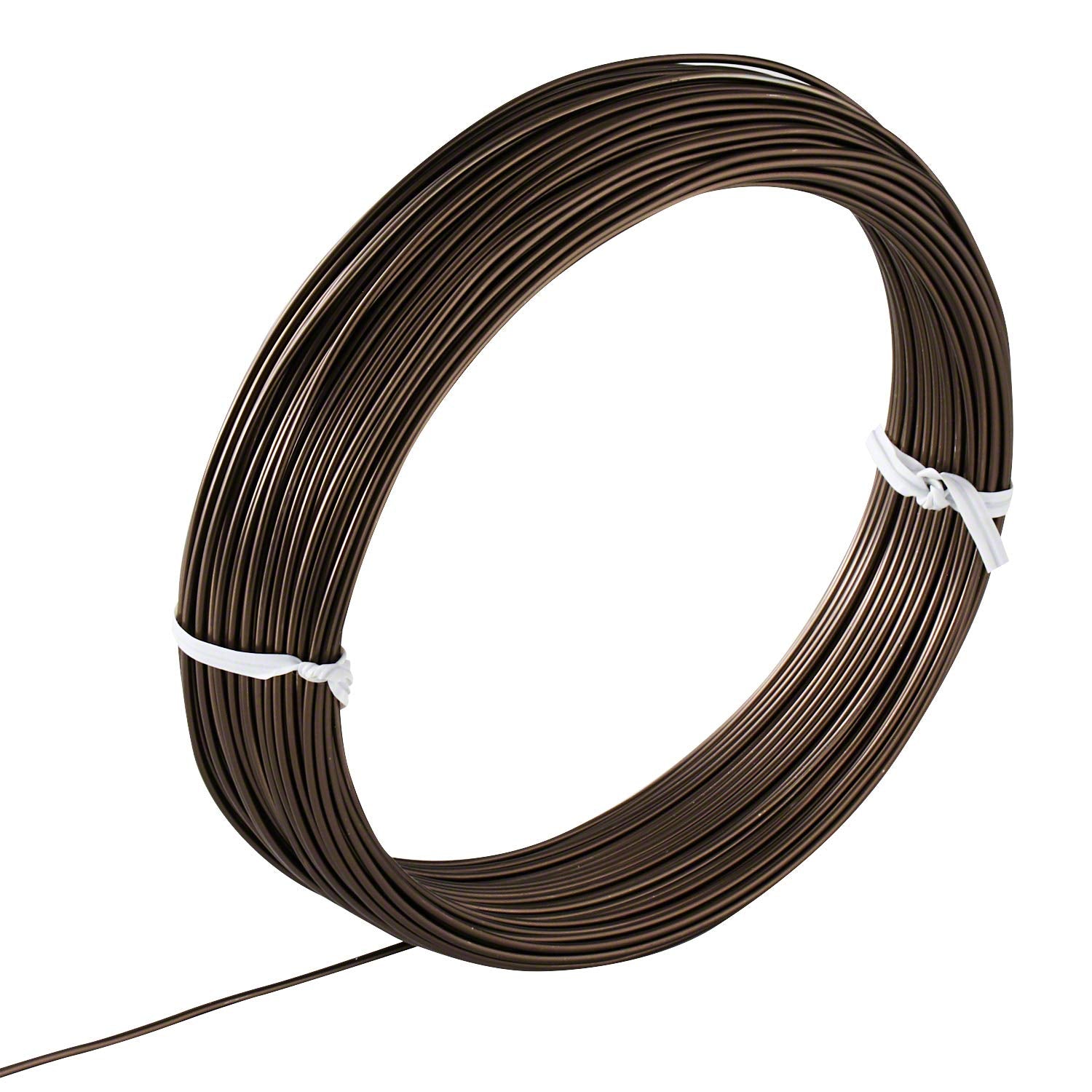 Wazakura Japanese Bonsai Training Wire, Brown Anodized Coating Aluminum Made in Japan 150g (Brown, 1.5mm)