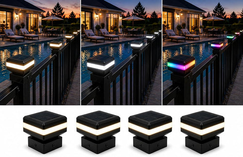 solar post cap lights for 2x2 inch aluminum, main product view
