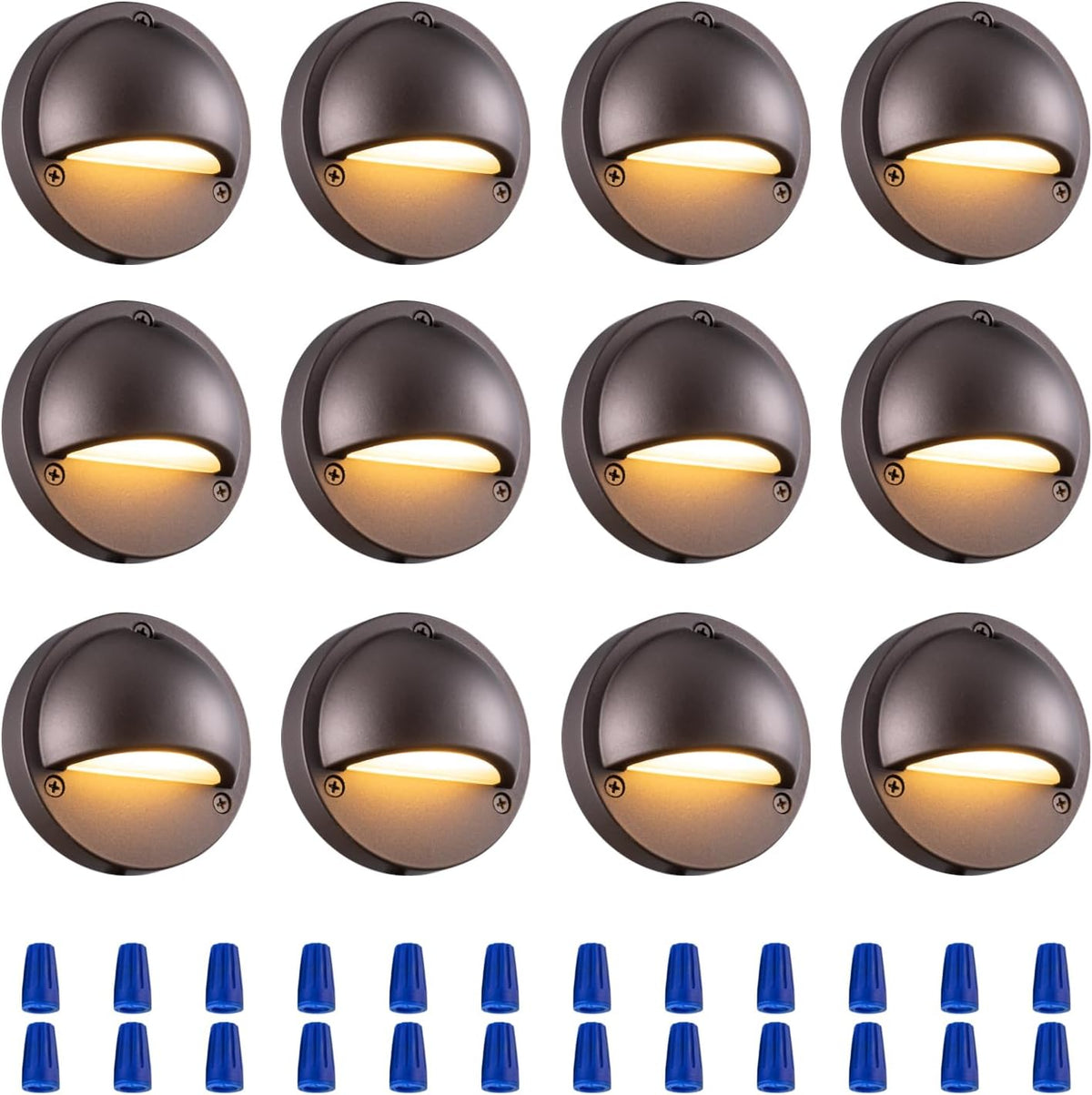 2.5w orb aluminum low voltage deck lights 2700k, main product view