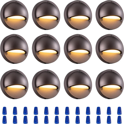 2.5w orb aluminum low voltage deck lights 2700k, main product view
