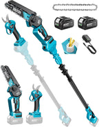 seesii 4-in-1 pole saw & pruning shears combo, main product view