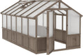 bluewish 8x12 ft greenhouse for outdoors, wood green, main product view