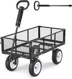 vevor 900 lbs steel garden cart, 2 in, main product view