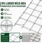 Trenk Hardware Cloth 1/4 inch Wire Mesh Roll 36'' x 100' 23 Gauge | Heavy-Duty Galvanized Chicken Wire Fencing for Garden Fencing, Gopher Mesh, and Small Animal Enclosures
