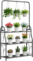 sorcedas plant stand outdoor indoor 3 tier metal, main product view