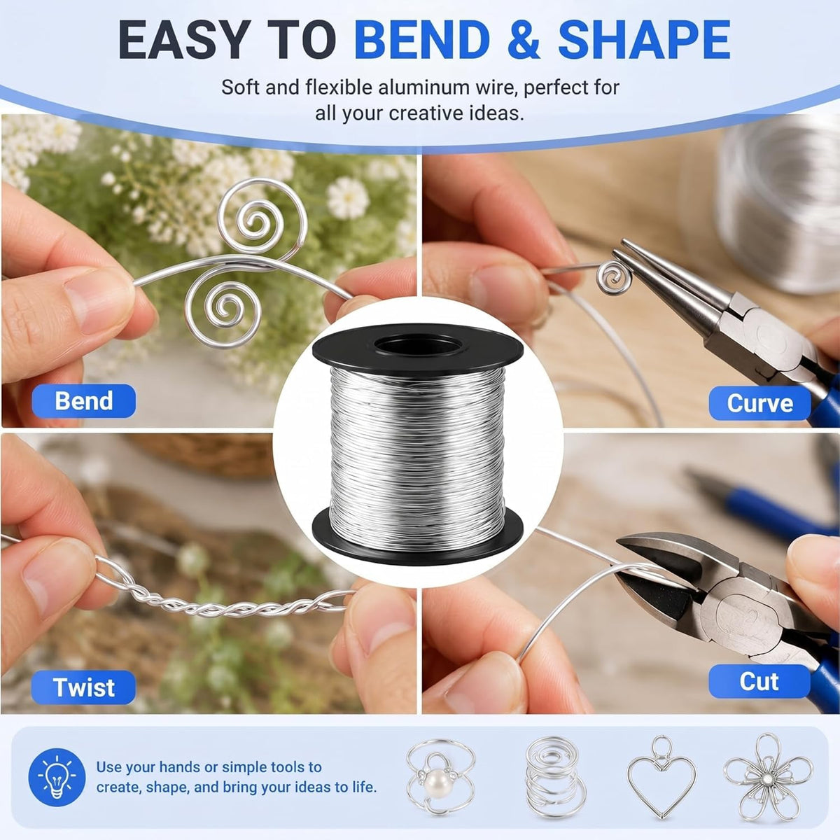 therwen 200ft 16 gauge stainless steel wire for, side view