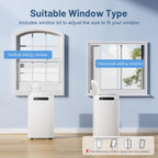 14000 btu portable air conditioners for room cooling, view 9