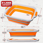 Collapsible XL Smoker & BBQ Prep Tub with Locking Lid | Includes Cutting Board, Meat Marinade & Brine Container For Turkey, Brisket & Ribs - Best Grill Accessories Gifts For Men