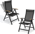 crestlive products folding patio chairs set of 2, main product view