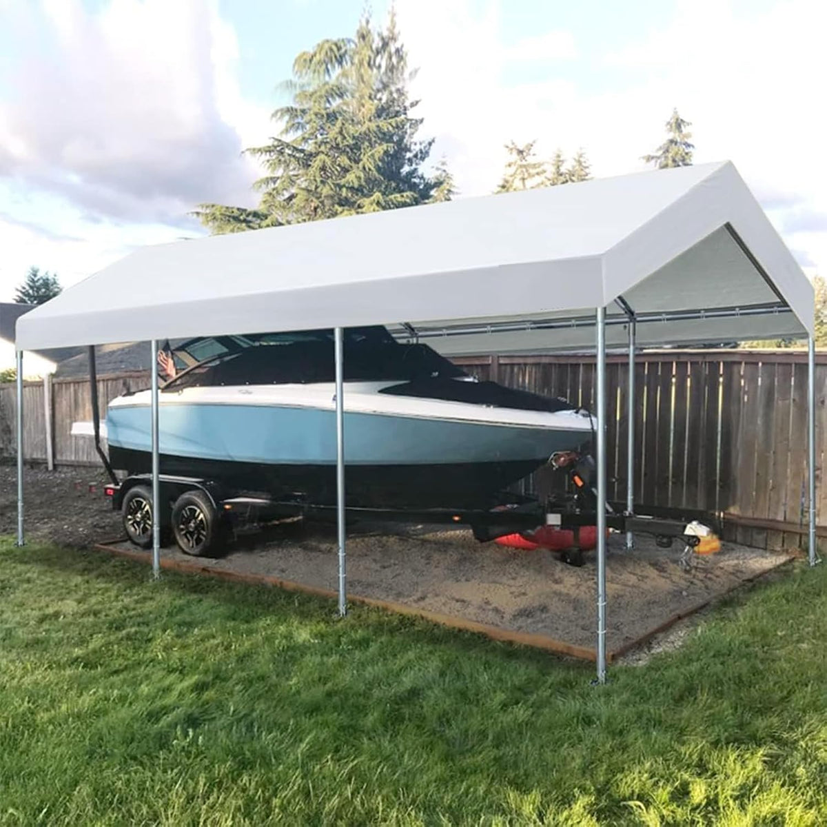 carport replacement canopy cover for car tent top on a desk or shelf