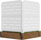 homspark fence privacy screen decorative garden fence panels showing dimensions