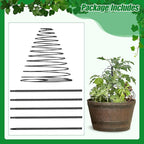 Trellis for Climbing Plants Outdoor, 73inch Tall Plants Trellis Support Metal Garden Trellis for Vegetables Flowers Plants Vine Support