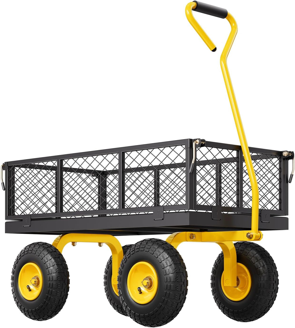 vevor 500lbs steel garden cart heavy duty metal, view 9