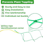 DECYOOL Trellis Netting for Climbing Plants, Garden Trellis Netting Plant Support Net 1.8 x 5 m Heavy Duty Nylon Climbing Vine Net for Outdoor Vegetables