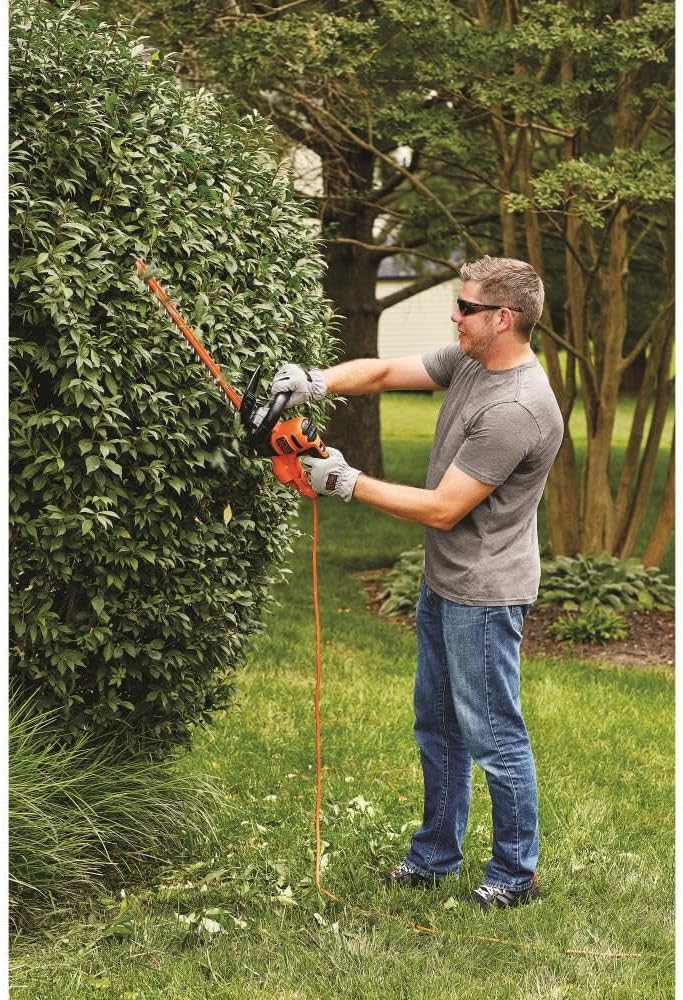 BLACK+DECKER Electric Hedge Trimmer, 22-Inch (BEHT350)