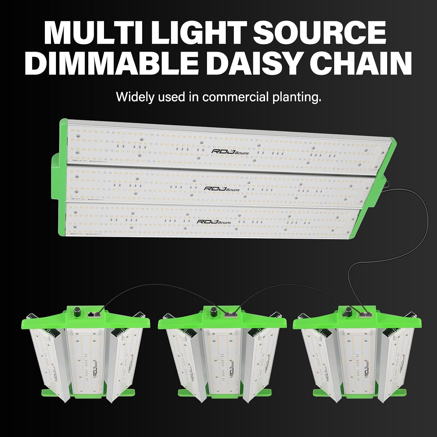 RDJ Bouns 240W Led Grow Light with UV IR, Adjustable Panel Angle, 0-100 Dimmable, Daisy Chain, High PPFD Full Spectrum 2x4 Grow Lights Coverage for 4x2 or 4x4 Tents for Indoor Plants