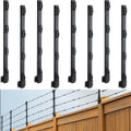 hicarer 8 pack 23.6" fence post extender poles, main product view