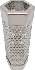 Smoker Smoke Tube Box for Pellets Grill, 6" Hexagon, 1Pack | 304 Stainless Steel BBQ Cold Smoker Generator Tube, 2.5 Hours of Billowing Hot or Cold Smoking