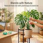 30-Pack Monstera Plant Support Stakes - Stackable Sticks for Indoor Plants up to 67" - Outdoor Garden Poles & Trellis with Tape & Twist Tie for Climbing Vines