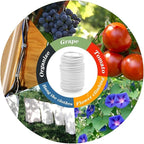 Decoroca Soft Plant Ties for Support - 65.6' Reusable Waterproof Plant Wire, Garden Twist, Office Organization and Decoration Binding（2pcs/White）