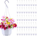 roshtia 50 pack 3.7 inch plastic hanging plant, main product view