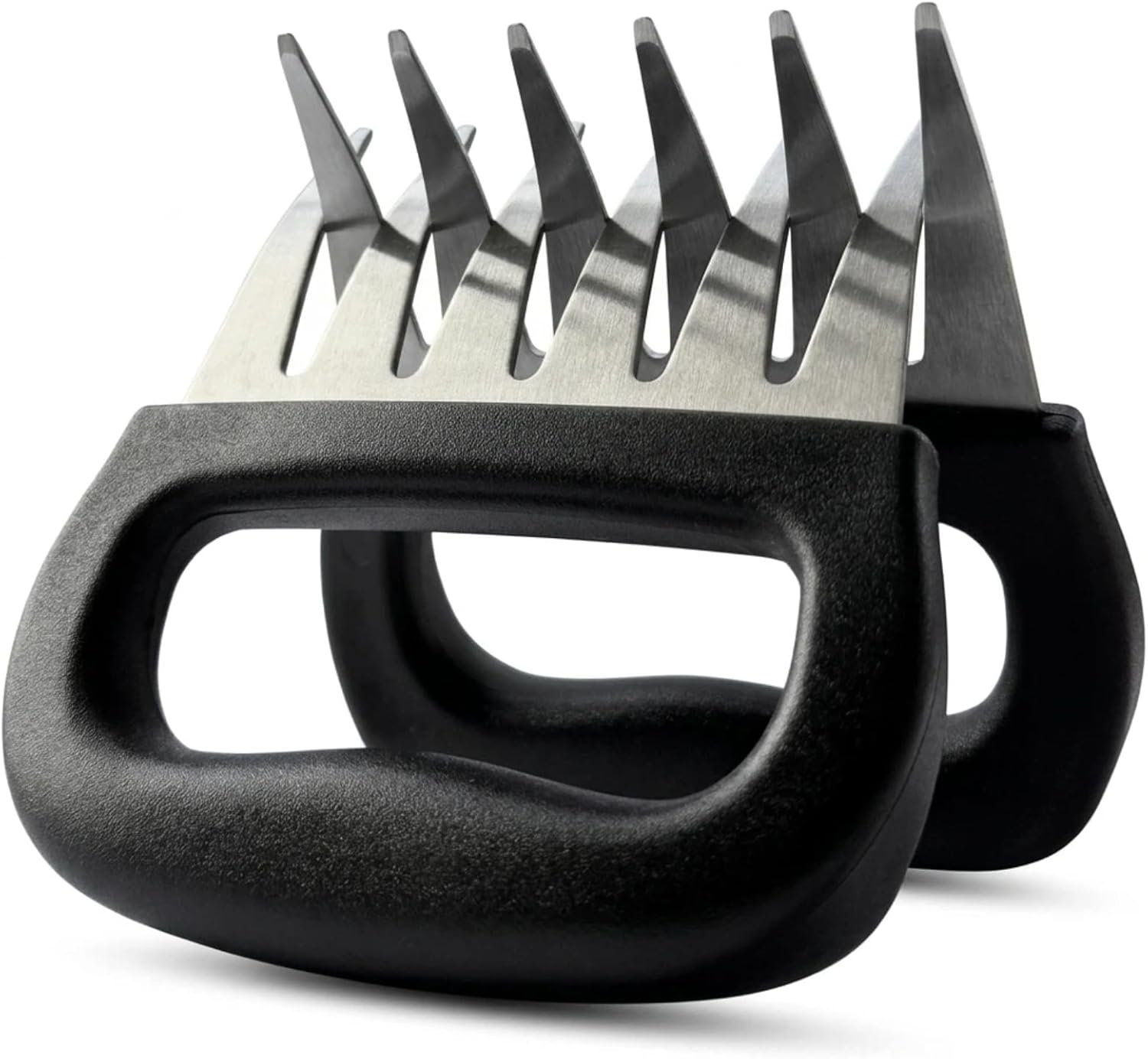 Meat Claws for Shredding, Bear Claws Meat Shredder, Stainless Steel Meat Shredder Claws for Pulled Pork, Chicken, Brisket, Turkey and Roasts, BBQ Smoker Grill Accessories, 2 Pack