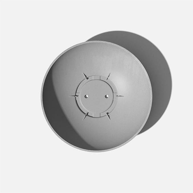 Veradek Mason Series Lane Bowl Planter-Large Round Planter for Indoor or Outdoor Tabletops/Gardens |Made from Plastic & Concrete with Drainage Holes|Modern Décor for Flowers, Succulents, Small Plants