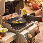 onlyfire Cast Iron Wok for Weber Gourmet BBQ System | Universal Nonstick Stir-Fry Pan, For Multiple Cooktops Including Induction, Gas Stove, Range Oven, Campfire