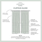 Exclusive Home Cabana Solid Indoor/Outdoor Light Filtering Hook-and-Loop Tab Top Curtain Panel Pair, 54"x120", Vanilla