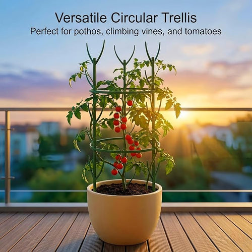 20-Pack Monstera Plant Support Stakes - Stackable Sticks for Indoor Plants up to 46" - Outdoor Garden Poles & Trellis with Tape & Twist Tie for Climbing Vines
