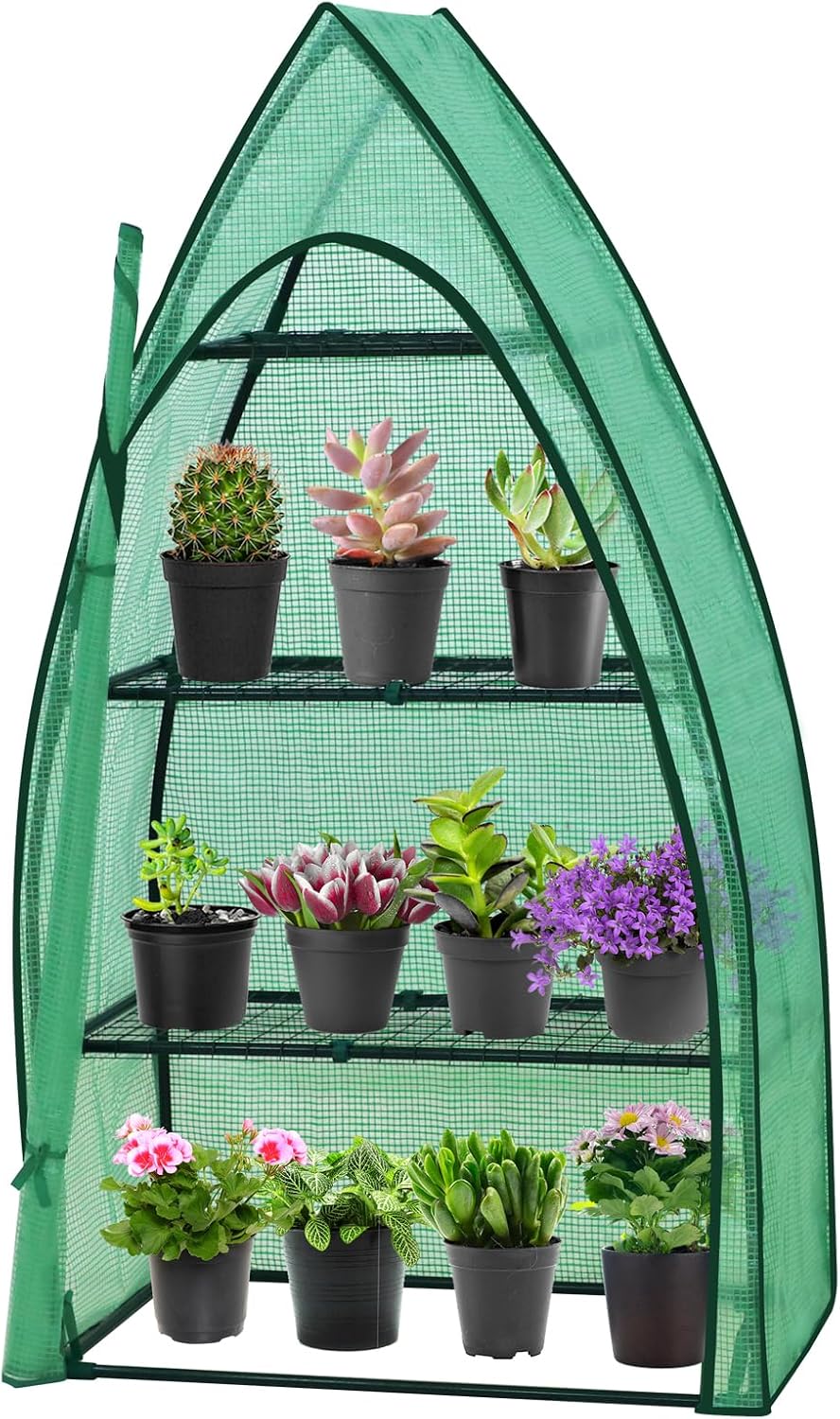 eagle peak mini greenhouse for indoor outdoor, 35x18x63, main product view