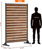 6ft wooden privacy screen, upgrade outdoor specialty anti-corrosion, package contents
