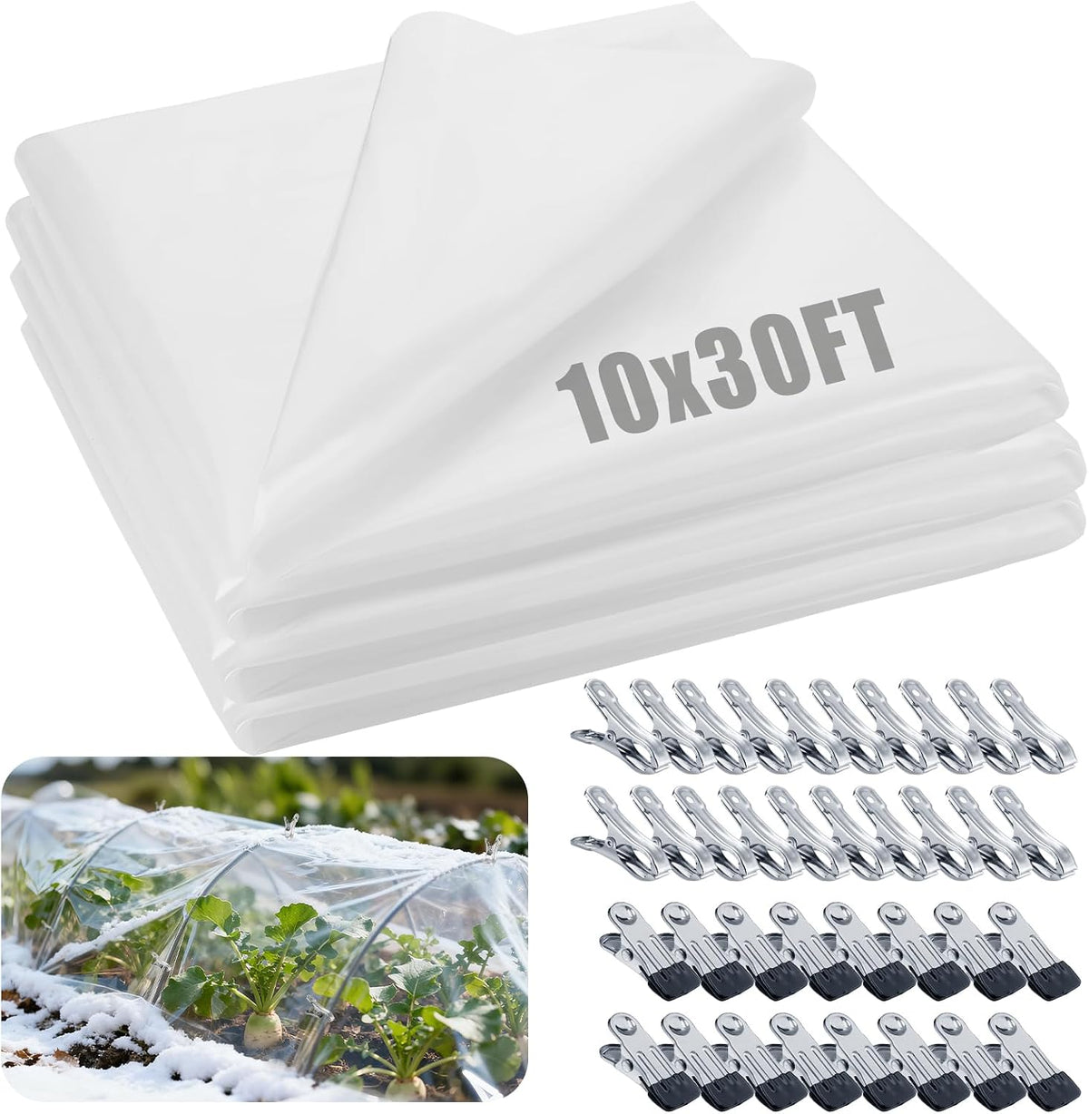 alphatool 10 x 30ft plant covers freeze protection, main product view