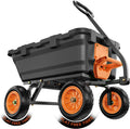 etoolab dump garden cart 900lb capacity with 10-inch, main product view