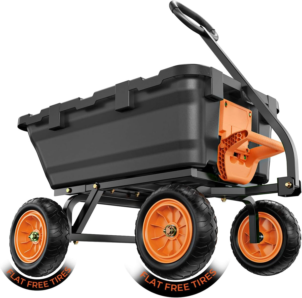 etoolab dump garden cart 900lb capacity with 10-inch, main product view
