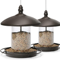 pack of 2 - metal roof bird feeder, main product view