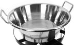 Cazo 16" Set Stainless Steel with High Pressure Burner Heavy Duty Stand and Wooden Pala Para Carnitas