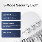 Onforu 75W LED Flood Light Motion Sensor Outdoor, 7000lm Dusk to Dawn Flood Light, Security Light with Three Head, IP65 Waterproof Exterior Floodlight, 6500k Wall Light for Entryway Stairs Yard Garage