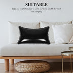 STOBAZA Inflatable Cushion for Hammock Swing Chairs PVC Black | Replaceable Insert for Hanging Chairs, Lightweight Foldable Design, Travel and Outdoor Use