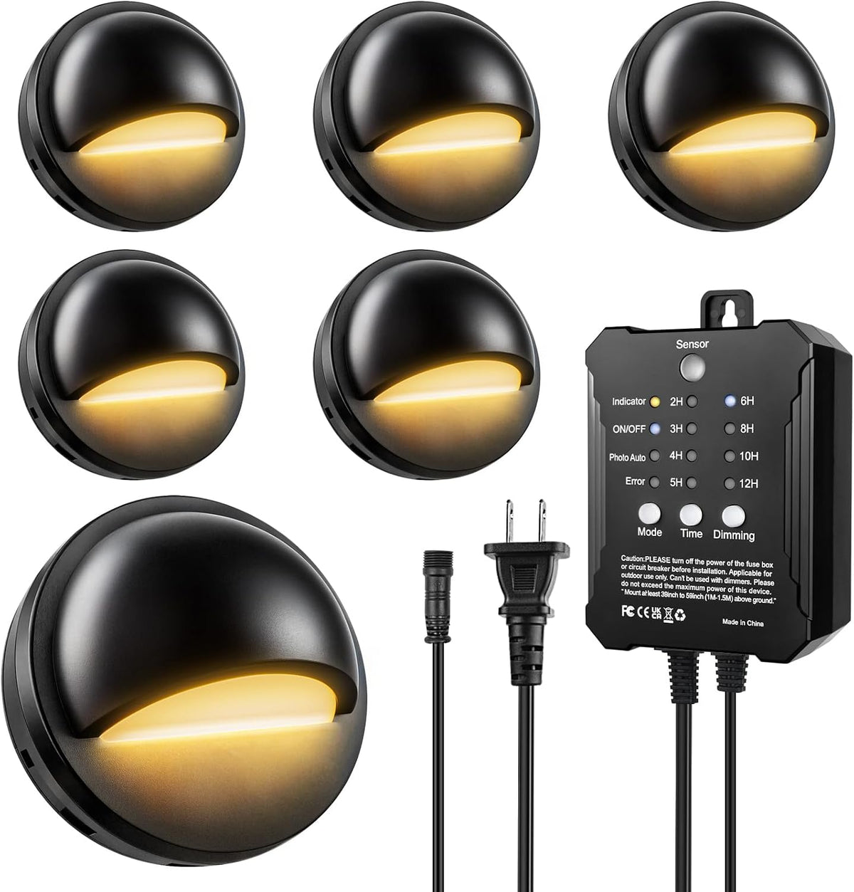 low voltage led deck lights kit with transformer, main product view