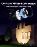 Solar Powered Spot Lights Outdoor Waterproof Super Bright LED Yard Spotlights for Tree, Flag, Lawn, Sculpture, Dusk to Dawn Landscape Uplighting for Outside House Wall Garden Backyard Walkway Driveway