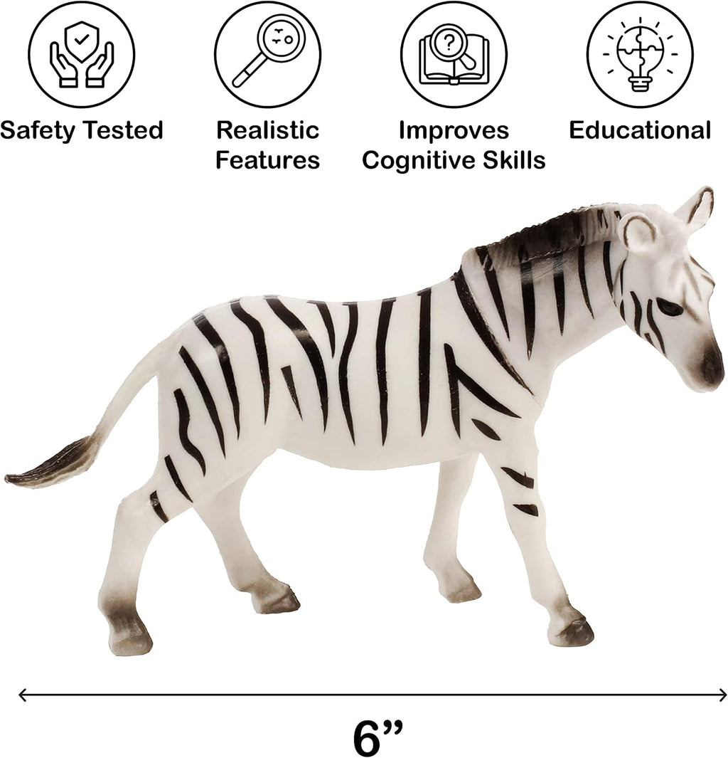 100piece set of animals figures & accessories, close-up detail